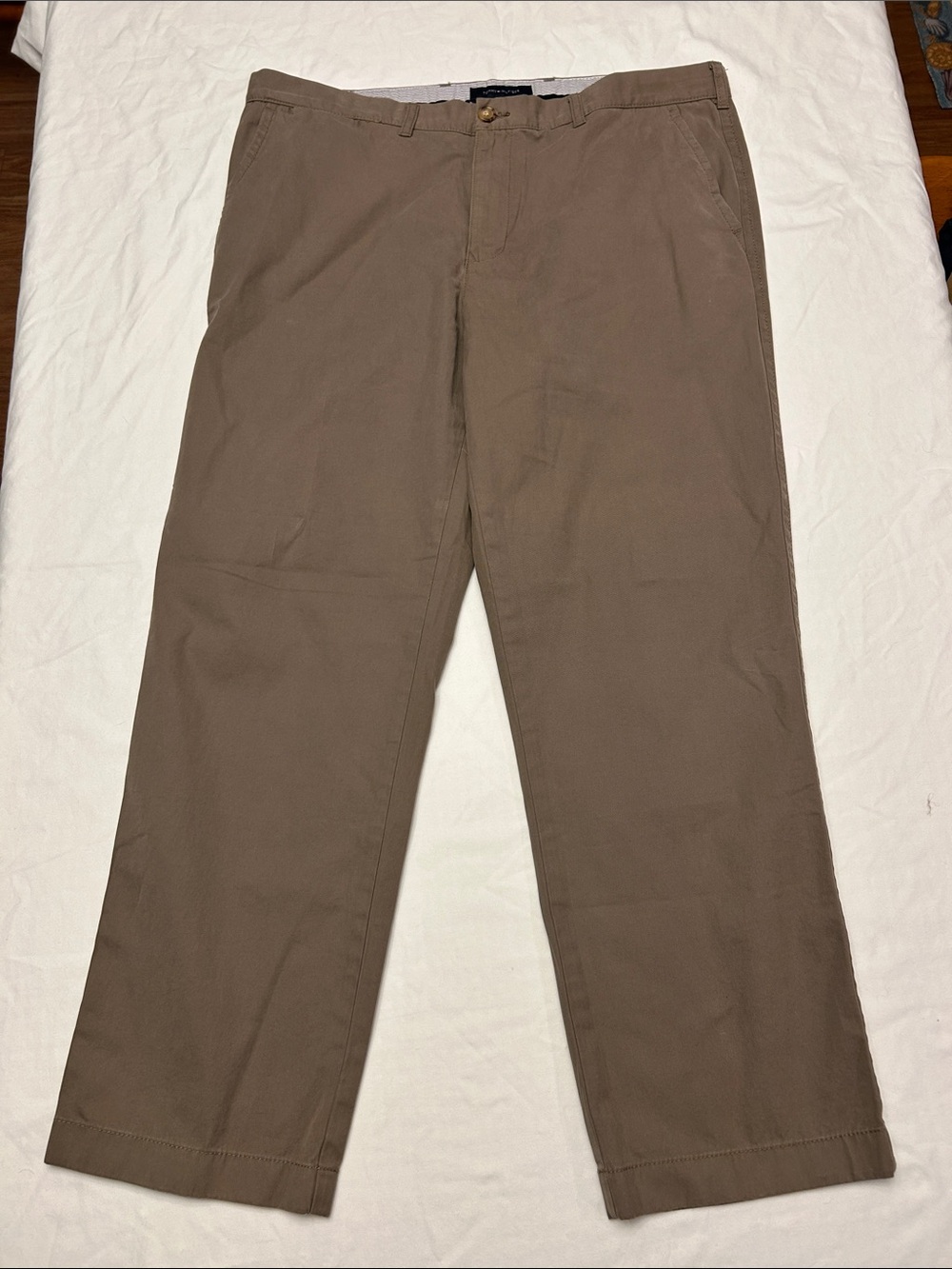 Tommy Hilfiger Men's Khaki Chino Pants in Brown